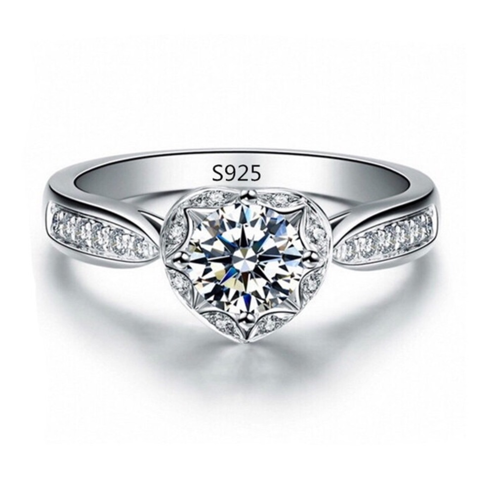 S925 Silver Heart Ring 💍